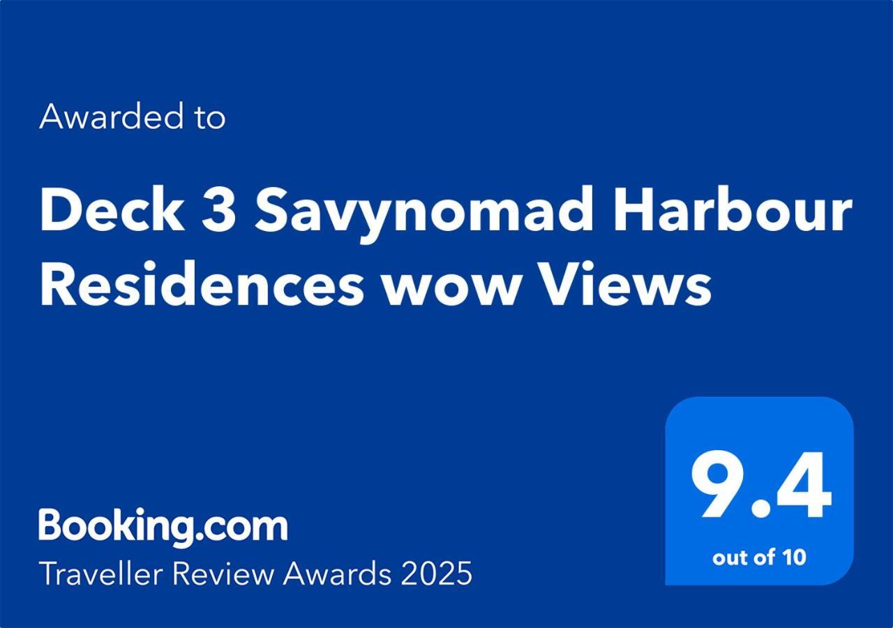 Deck 3 Savynomad Harbour Residences Wow Views Cospicua Eksteriør bilde